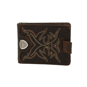 Ariat bi fold money clip wallet