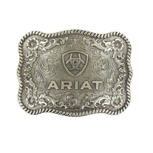 ARIAT ANTIQUE SILVER RECTANGLE BUCKLE