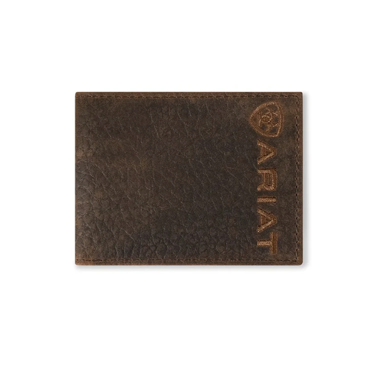Ariat bi fold wallet rodeo bullhide Ariat emblem