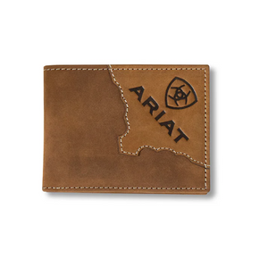 Ariat Bi Fold Wallet Two Tone Leather