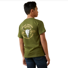 Load image into Gallery viewer, Ariat Boys Bison Skull Short Sleeve Tee
