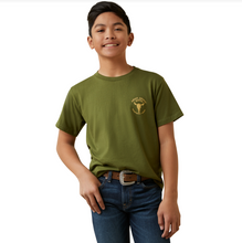 Load image into Gallery viewer, Ariat Boys Bison Skull Short Sleeve Tee
