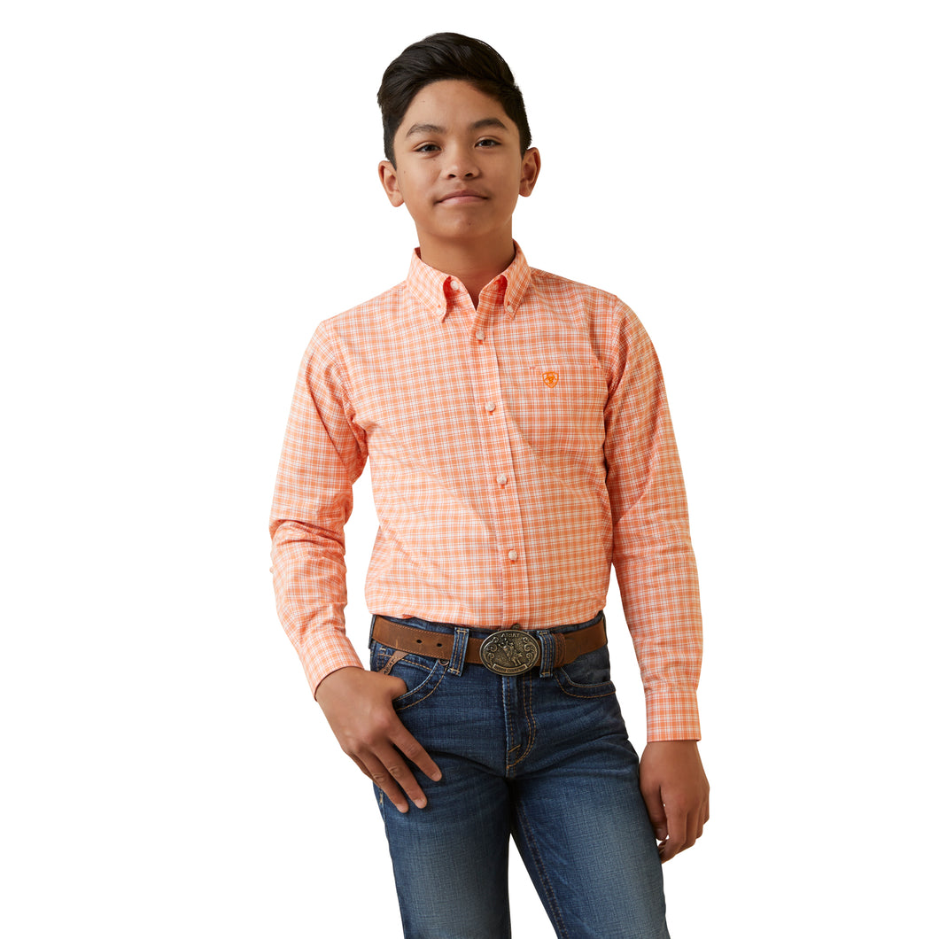 Ariat Boys Pro Series Matias Classic Long Sleeve Shirt