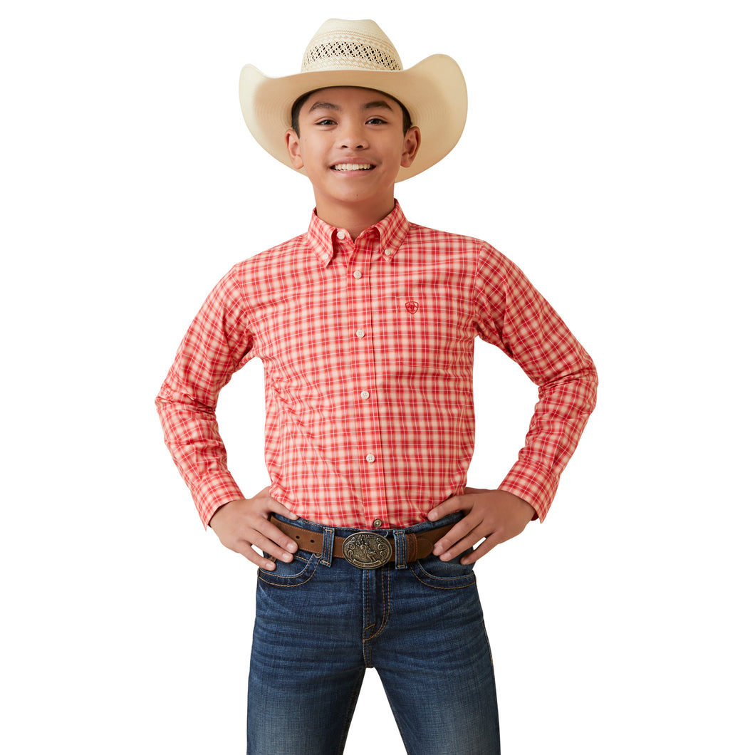 Ariat Boys Pro Series Oberon Classic Long Sleeve Shirt