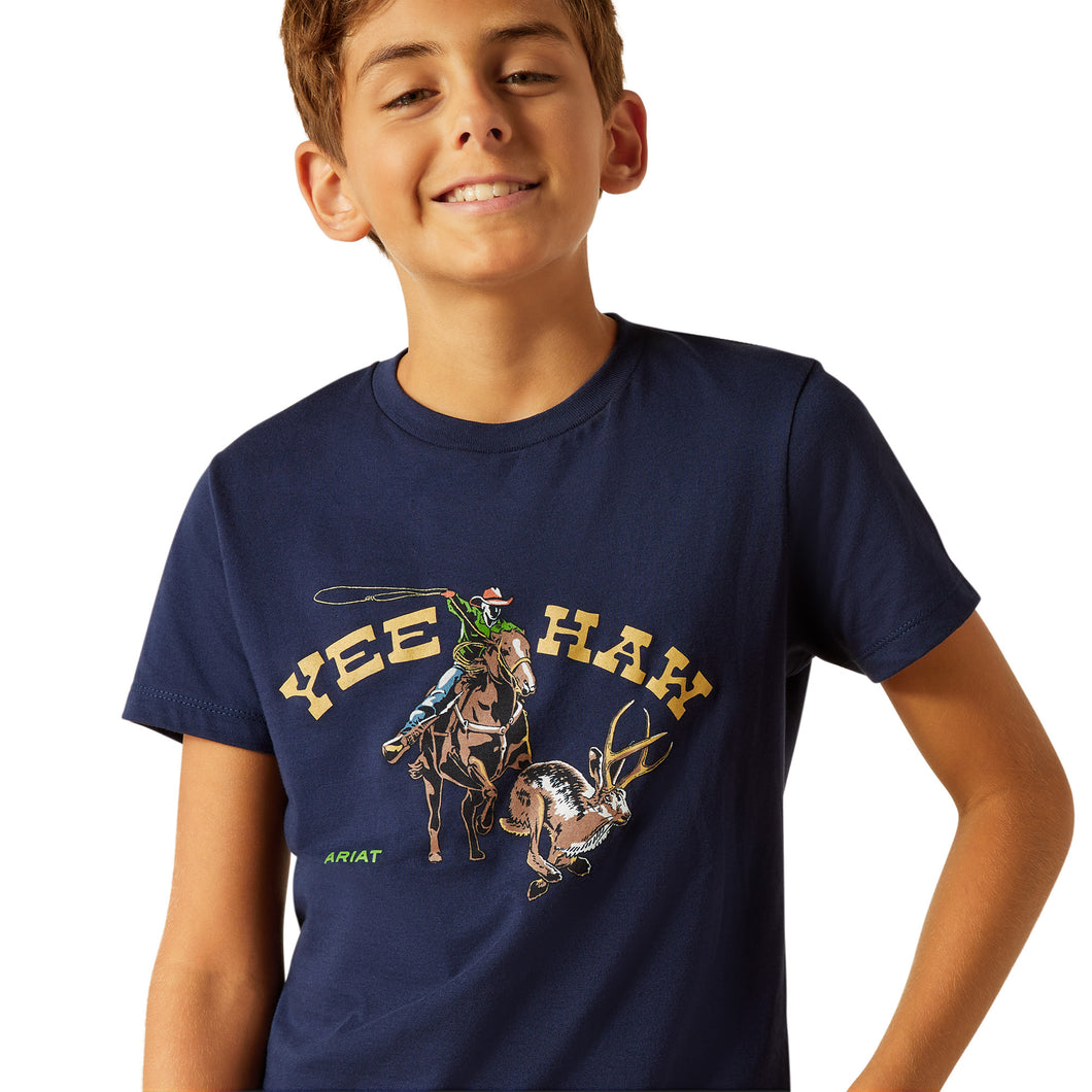 Ariat Boys Yeehaw Short Sleeve Tshirt