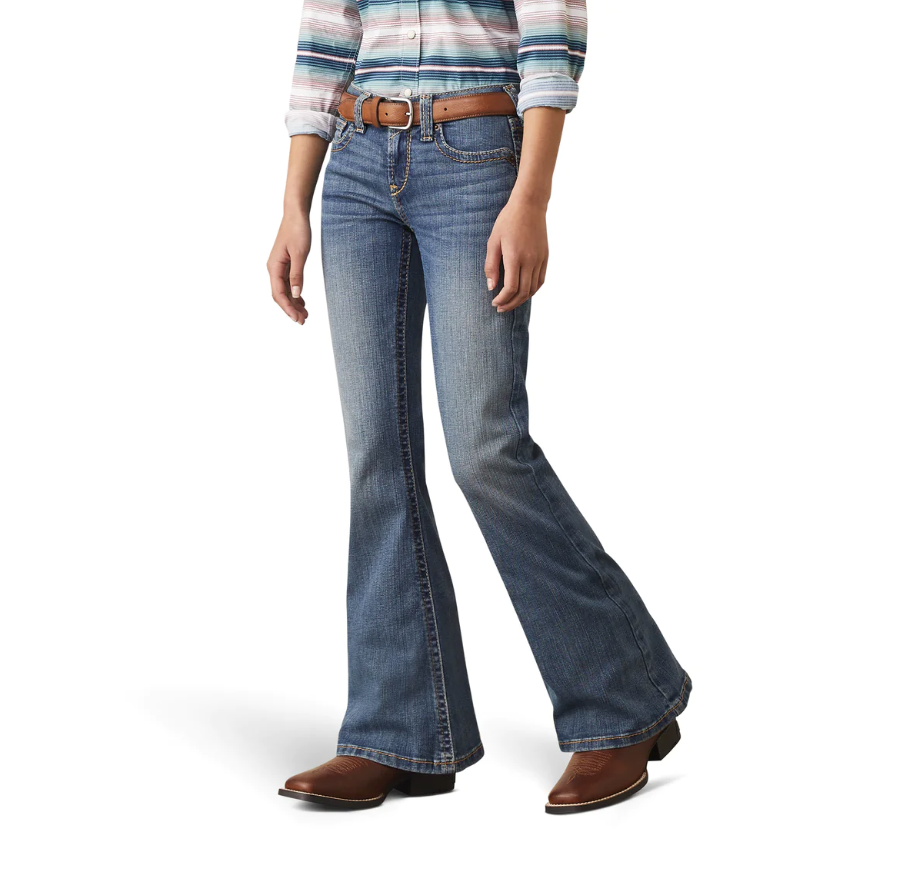 ARIAT GIRLS R.E.A.L HALLIE FLARE JEAN