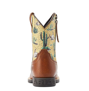 Ariat Kids Round Up wide square toe easy fit