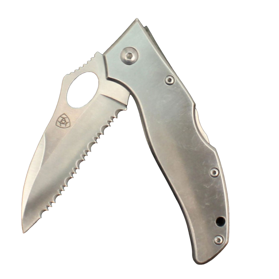 Ariat folding serrated knife