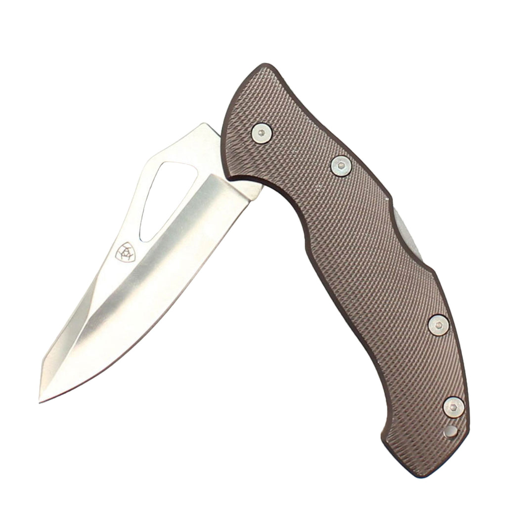 Ariat folding plain blade knife