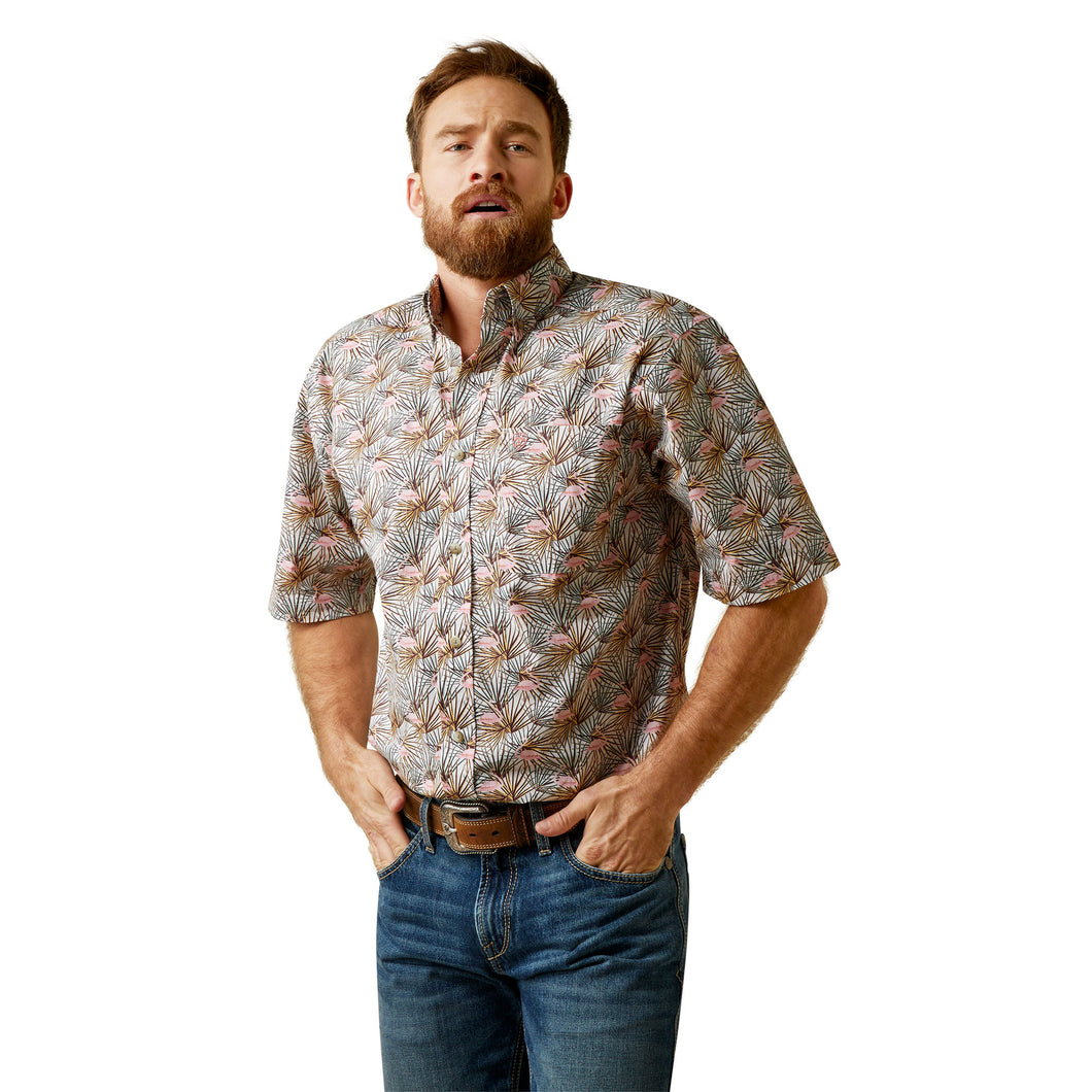 Ariat Mens Amir Classic Fit Short Sleeve Shirt