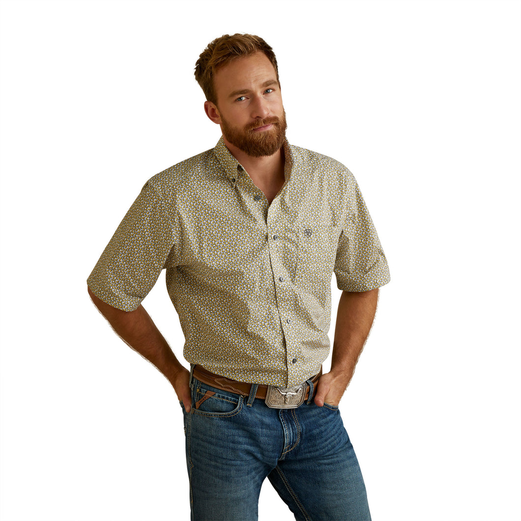 Ariat Mens Axton Classic Fit Short Sleeve Shirt