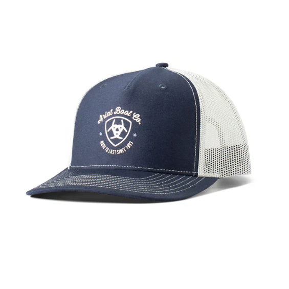 Ariat Mens Cap Printed Logo Mesh Snap Back