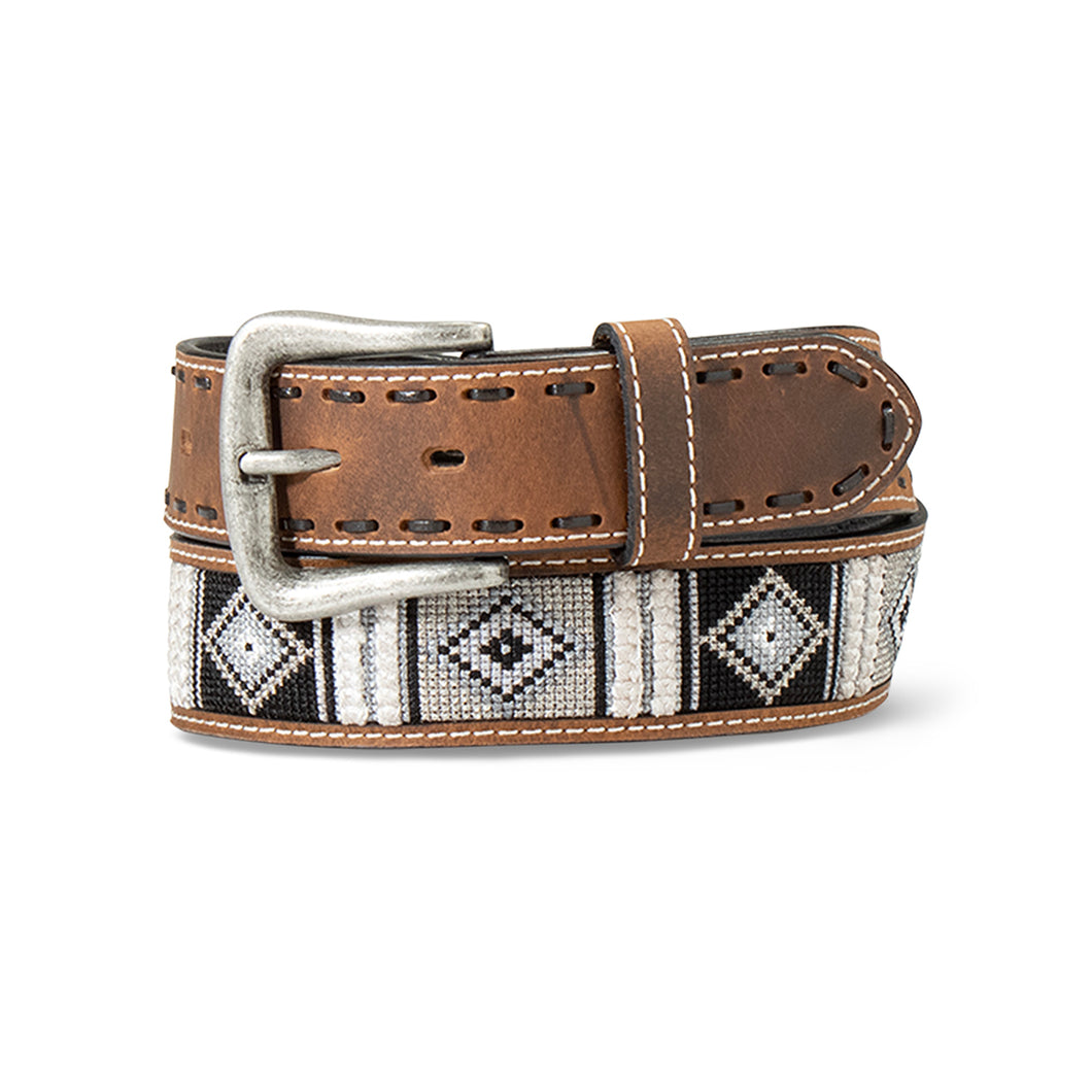 ARIAT MENS DIAMOND INLAY BELT