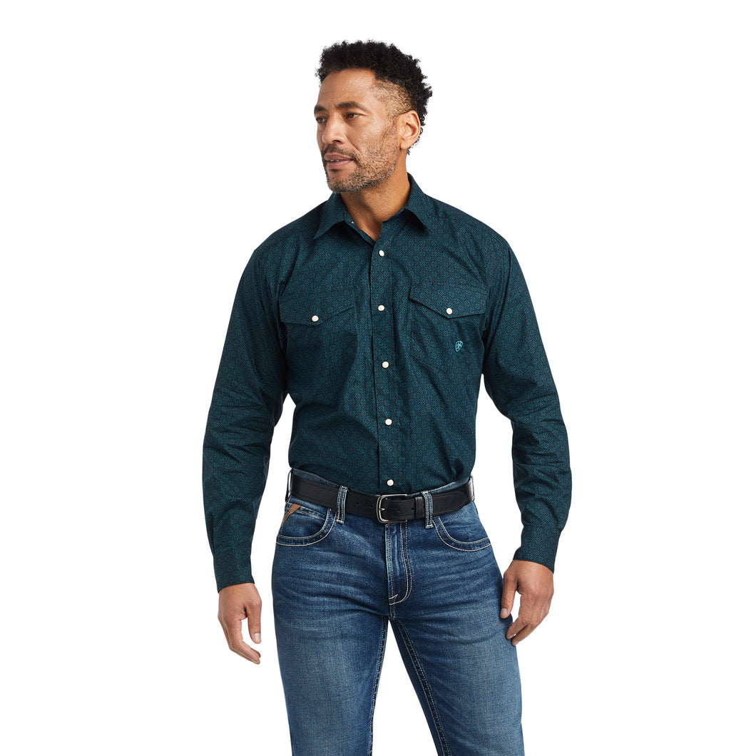 Ariat Mens Kannon classic snap long sleeve shirt