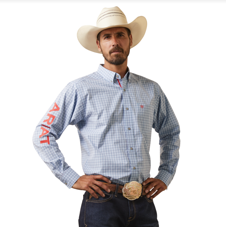 Ariat Mens Pro Series Team Hylton Fitted Long Sleeve Shirt