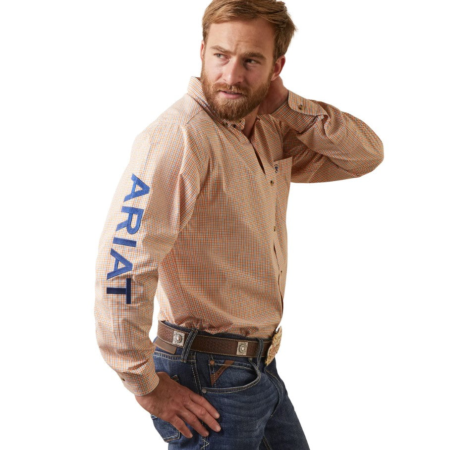 Ariat Mens Pro Series Team Shay Fitted Long Sleeve Shirt