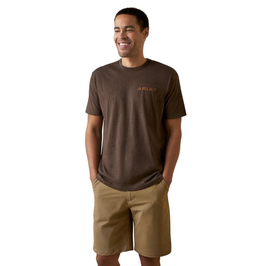 Ariat Mens Shield Stitch Short Sleeve Tee