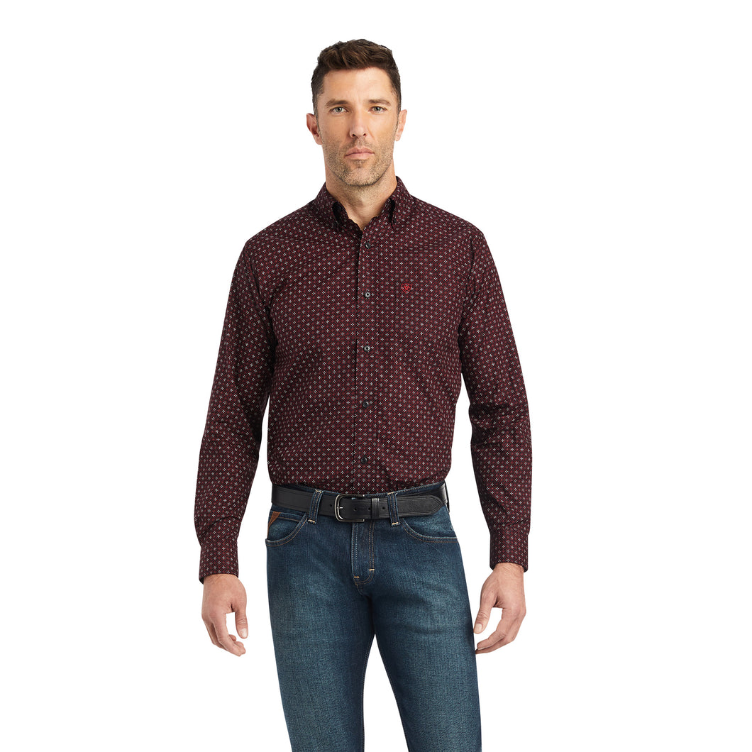 Ariat Mens Wesson Fitted Long Sleeve Shirt