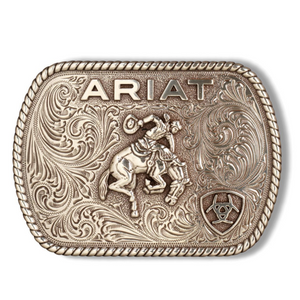 Ariat Rectangle Vintage Saddle Bronc Buckle