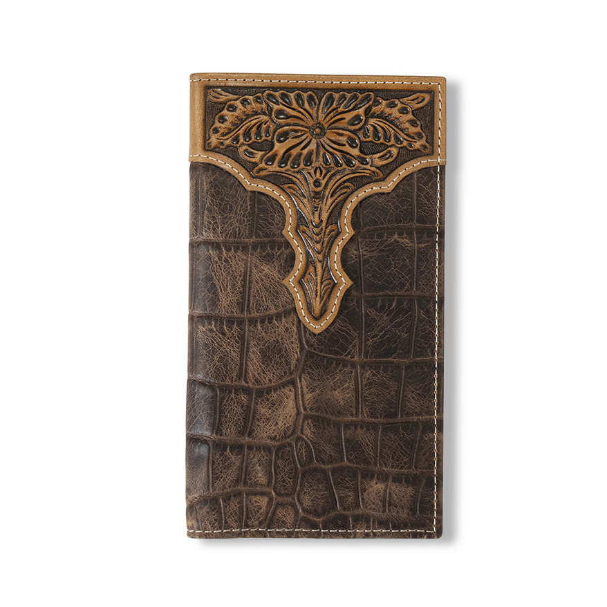 Ariat Rodeo Wallet Croco Floral Embossed