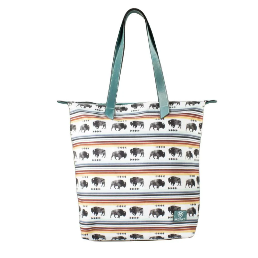 Ariat Tote Bag - Buffalo Print