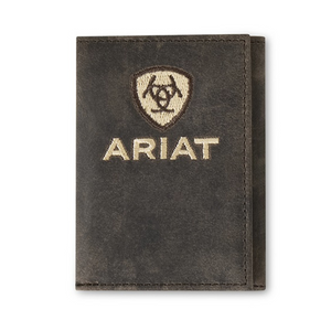 Ariat Trifold Wallet Crazy Horse Ariat Embroidered