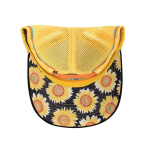 ARIAT SUNFLOWER SCRIPT TRUCKER CAP