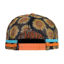 Load image into Gallery viewer, ARIAT SUNFLOWER SCRIPT MESH TRUCKER CAP
