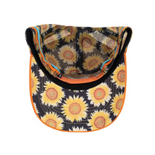 Load image into Gallery viewer, ARIAT SUNFLOWER SCRIPT MESH TRUCKER CAP
