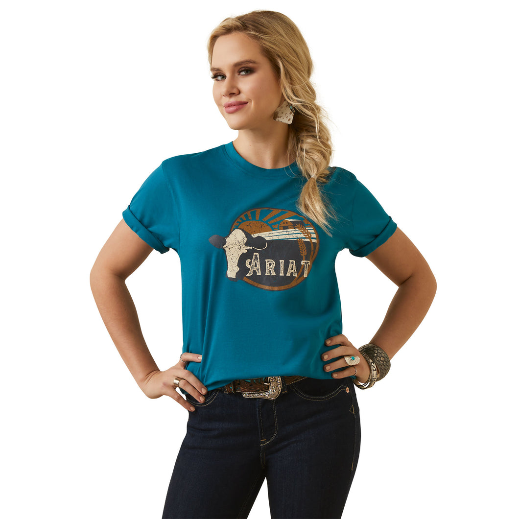 Ariat Womens Heartland Short Sleeve Tee