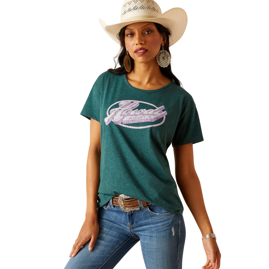Ariat Womens Howdy Circle Short Sleeve Tshirt