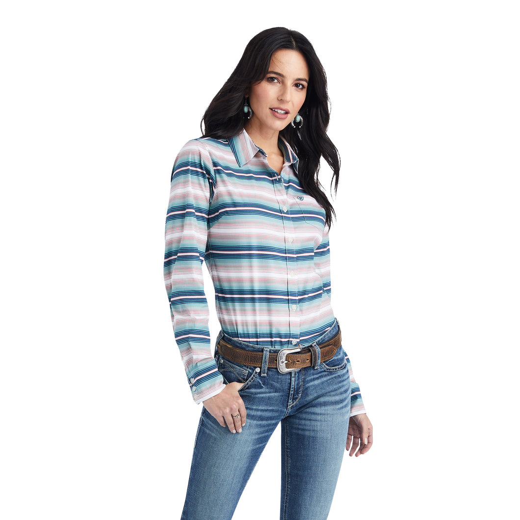 ARIAT WOMENS REAL KIRBY STRETCH LONG SLEEVE SHIRT