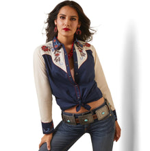 Load image into Gallery viewer, ARIAT WOMENS LORETTA SNAP LONG SLEEVE SHIRT
