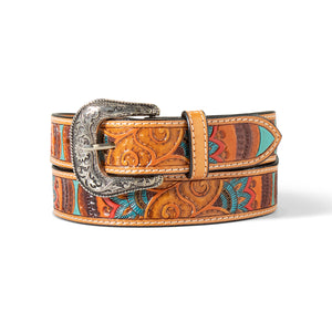 Ariat Womens PAISLEY Hand tooled belt