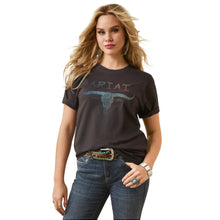 Load image into Gallery viewer, ARIAT WOMENS PATINA STEER SHORT SLEEVE TEE
