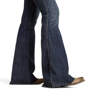 ARIAT WOMENS REAL HIGH RISE DOBA FLARE JEANS