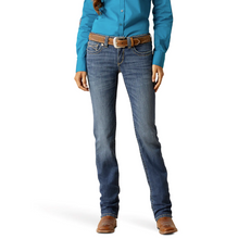 Load image into Gallery viewer, ARIAT WOMENS REAL MID RISE EVERLEE STRAIGHT LEG JEANS
