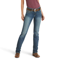 Load image into Gallery viewer, ARIAT WOMENS REAL MID RISE STRAIGHT LEG MICHELA TORRANCE JEANS
