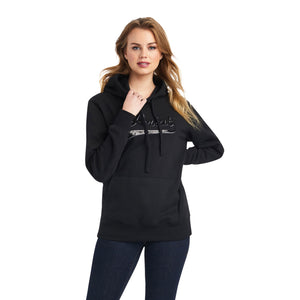 Ariat Womens R.E.A.L Sequin Logo Hoodie