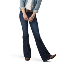 Load image into Gallery viewer, ARIAT WOMENS R.E.A.L YRISES PERFECT RISE FLARE JEAN
