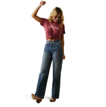 Load image into Gallery viewer, ARIAT WOMENS TOMBOY ULTRA HIGH RISE WIDE LEG JEAN
