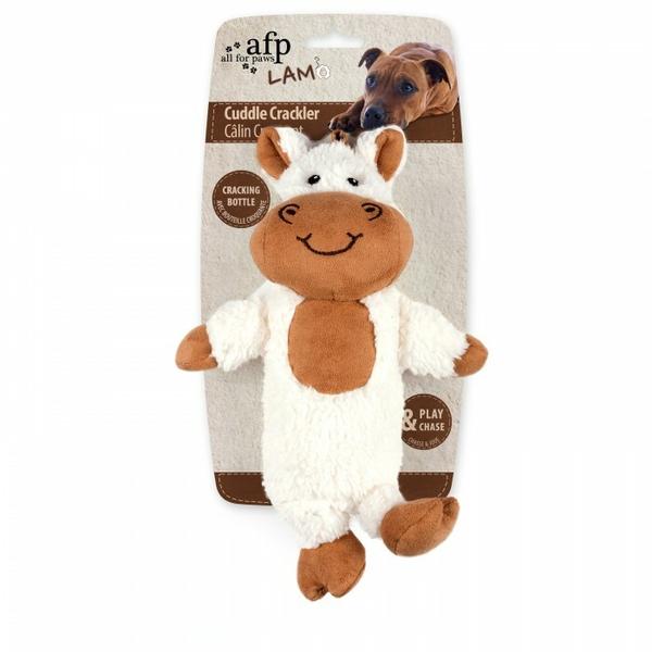 ALL FOR PAWS LAMBSWOOL CUDDLE CRACKLER DOG TOY