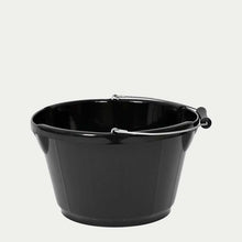 Load image into Gallery viewer, Red Gorilla Plas Feed Bucket Black
