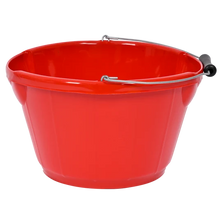 Load image into Gallery viewer, Red Gorilla Plas Feed Bucket Black
