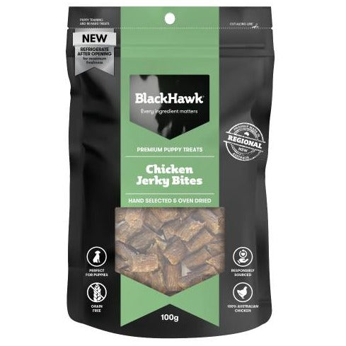 BLACK HAWK PUPPY CHICKEN JERKY BITES