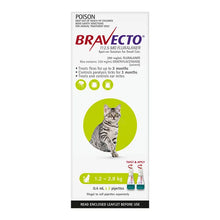 Load image into Gallery viewer, Bravecto Cat - Small 1.2kg - 2.8kg
