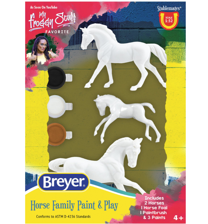 BREYER ACTIVITY MINI PAINTING HORSE FAMILY
