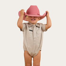 Load image into Gallery viewer, Ringers Western Babies Short Sleeve Work Shirt Romper
