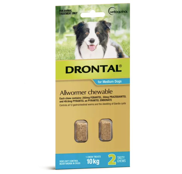 DRONTAL ALLWORMER CHEWABLES FOR DOGS