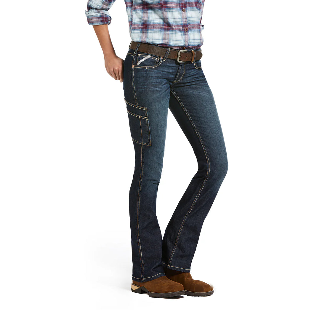 Ariat Womens Rebar DuraStretch Rivitier Boot Cut